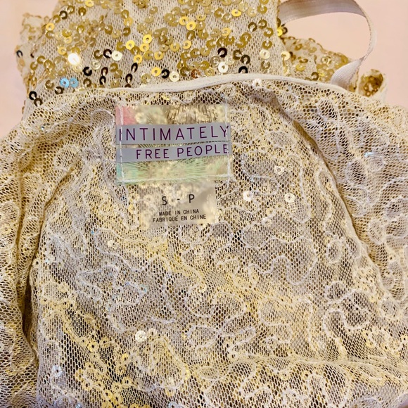 Free people sequined sheer tunic /dress - Picture 3 of 4